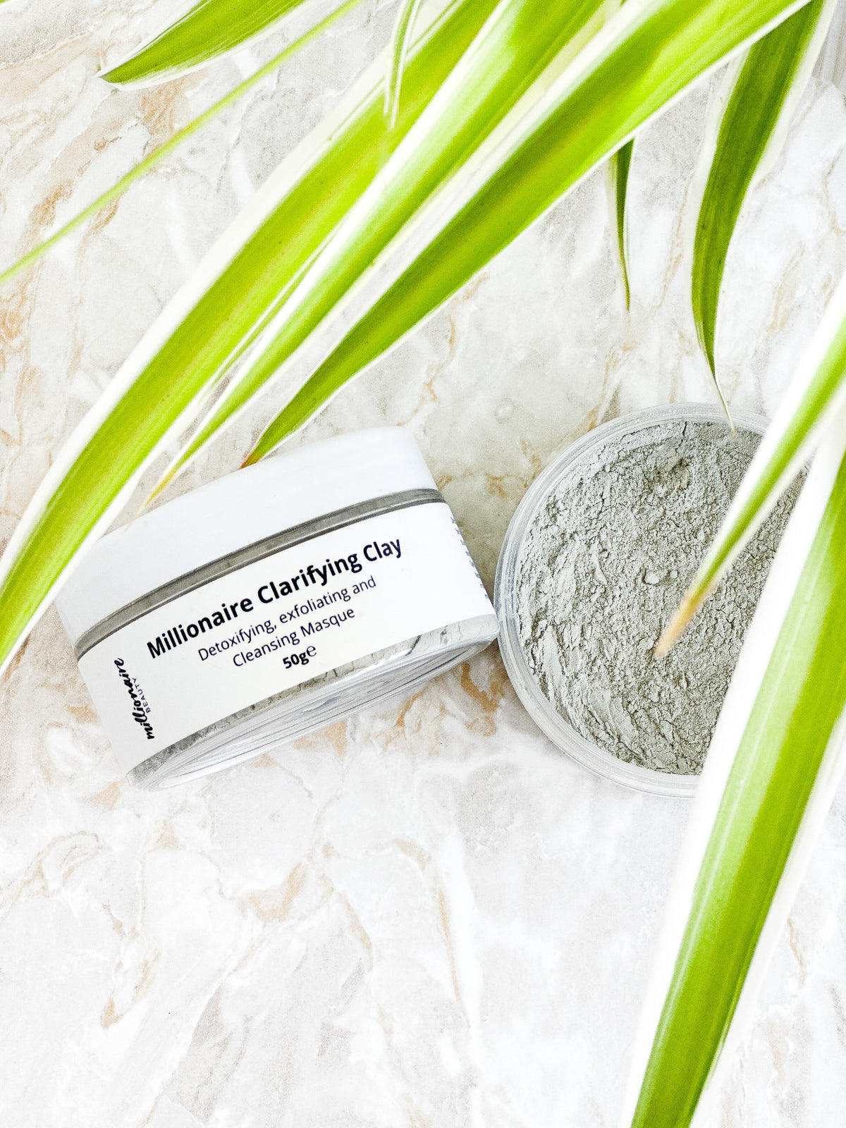 Millionaire Clarifying Clay - Detoxifying, Exfoliating Cleansing Masque